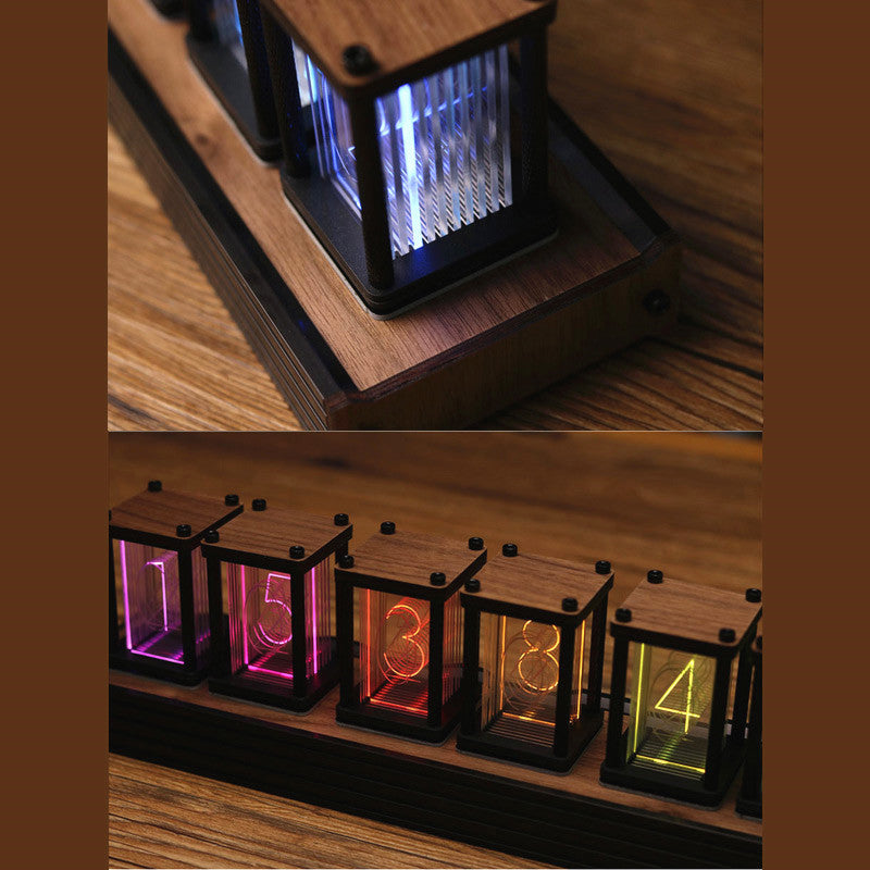 RGB Pseudo Glow Tube Clock Nixie Tube DIY Kit LED - Clocks -  Trend Goods