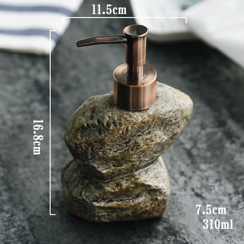 Ceramic Retro Stone Dispenser Soap Dispenser - Soap Dispenser -  Trend Goods