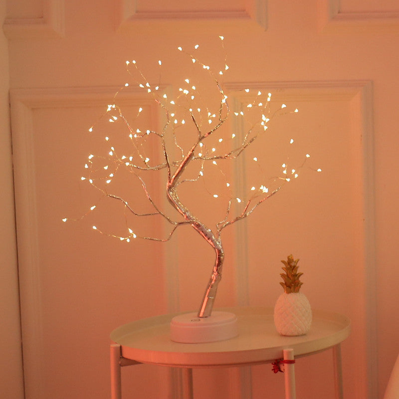 Christmas Decoration Night Light LED Pearl Tree Light Starry Touch Light - Night Lights -  Trend Goods