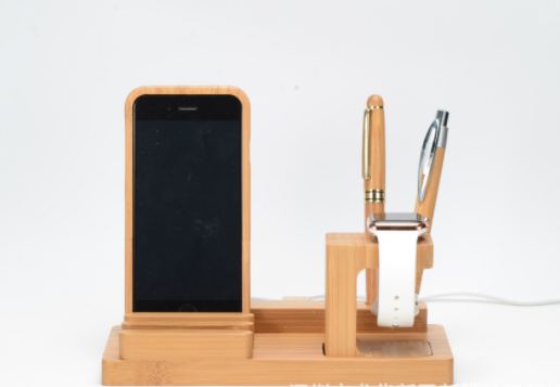 Bamboo Mobile and Watch Holder - Phone Stands -  Trend Goods