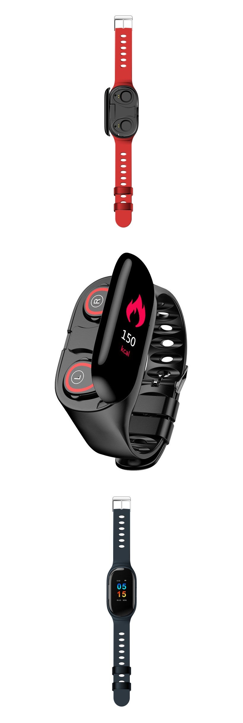 Smart Watch with Bluetooth headset - Smart Watches -  Trend Goods