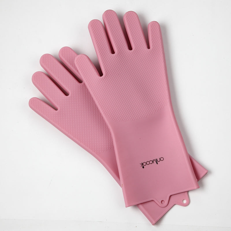 Thickened silicone dishwashing brush glove - Kitchen Gloves -  Trend Goods