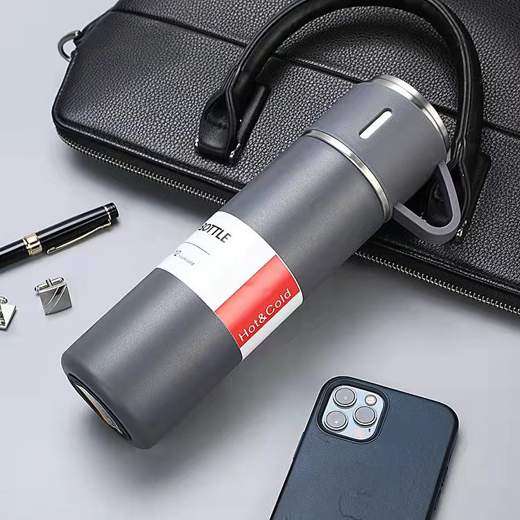 Stainless Steel Vacuum Flask Business Gift Set - Mugs -  Trend Goods