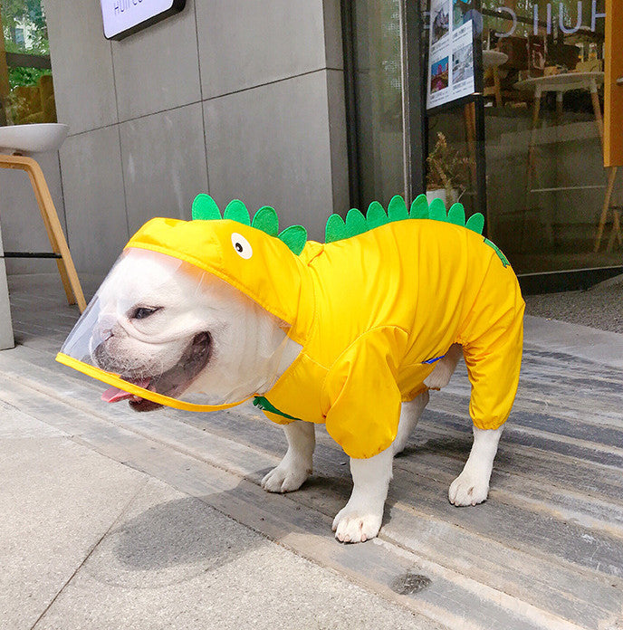 Pet cute dinosaur raincoat - Pet Apparel -  Trend Goods