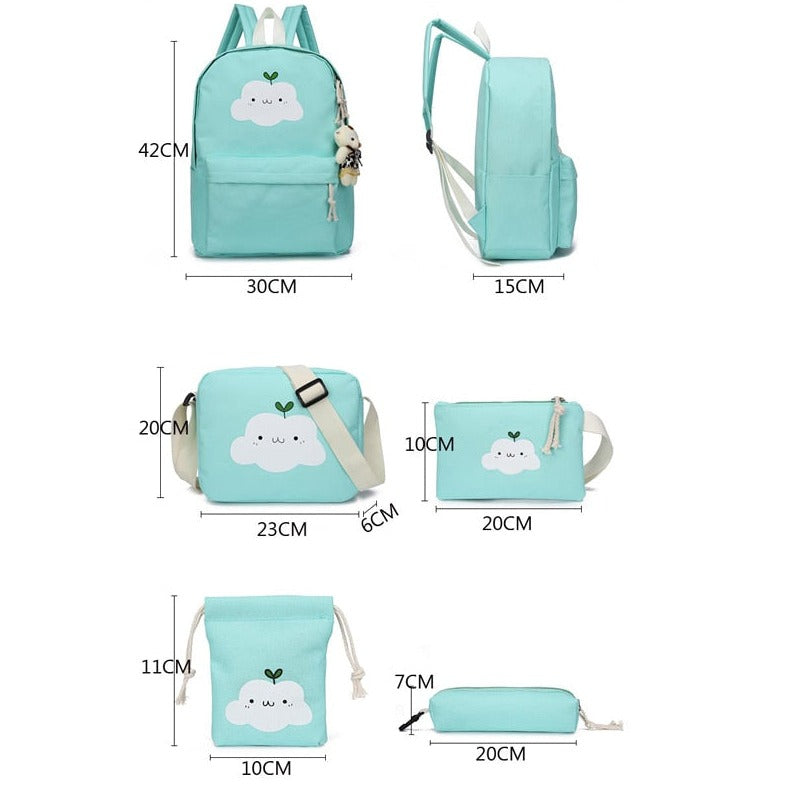 Fashion Nylon Backpack Schoolbags - School Bags -  Trend Goods