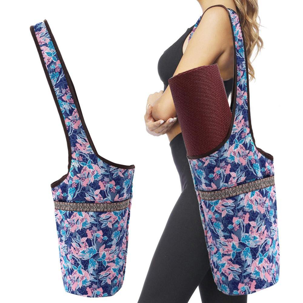 Yoga Bag Backpack with Large Size Zipper Pocket Fit Most Size Mats - Yoga Accessories -  Trend Goods