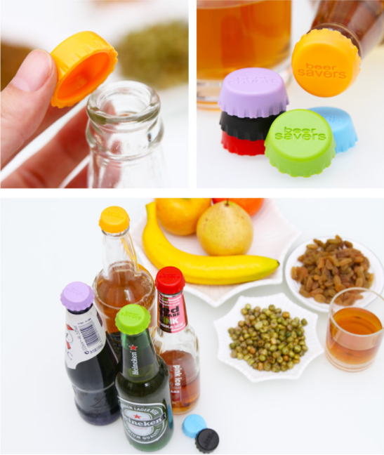 Candy Colored Silicone Bottle Cap - Bottle Caps -  Trend Goods