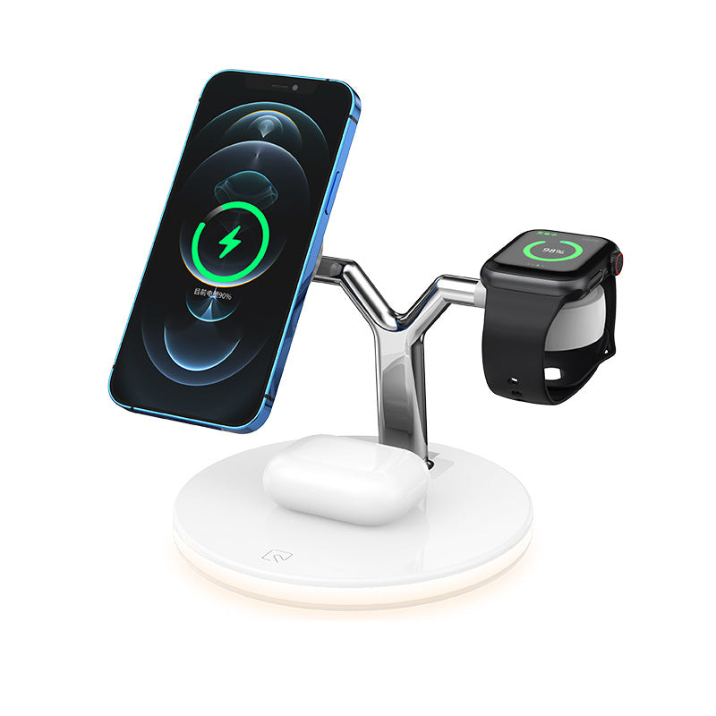 3 In 1 Magnetic Wireless Charger 15W Fast Charging Station For Magsafe Chargers - Wireless Chargers -  Trend Goods