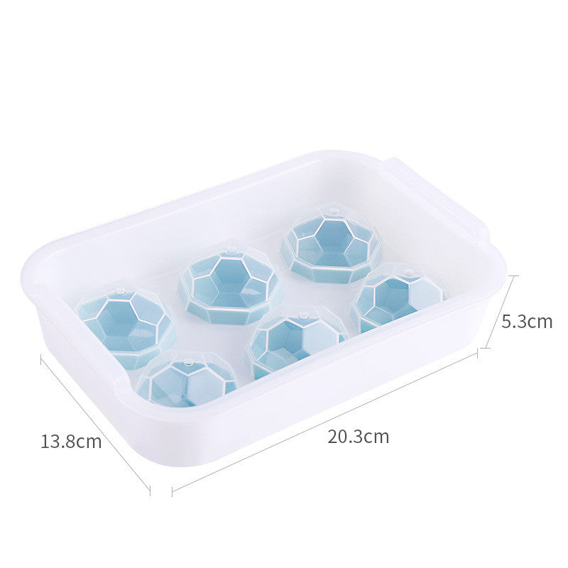 Silicone Ice Ball Tray with Cover Reusable Ice Cubes Maker - Ice Cubes -  Trend Goods