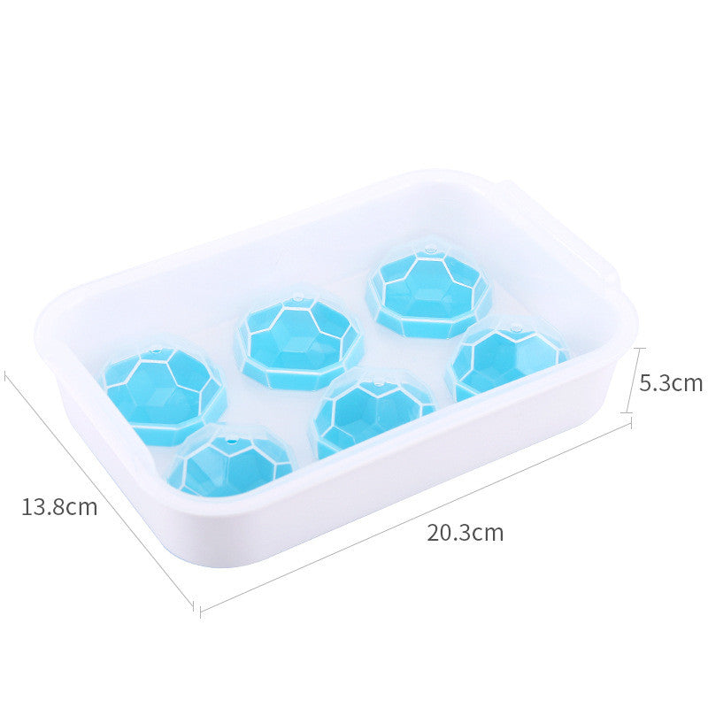 Silicone Ice Ball Tray with Cover Reusable Ice Cubes Maker - Ice Cubes -  Trend Goods