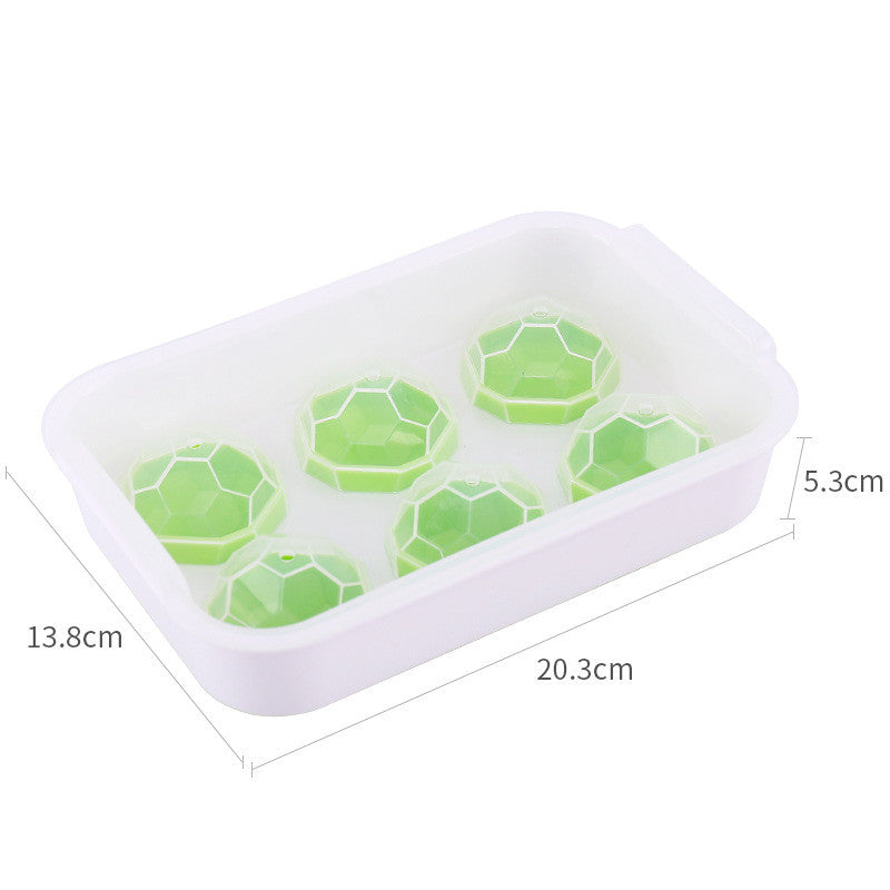 Silicone Ice Ball Tray with Cover Reusable Ice Cubes Maker - Ice Cubes -  Trend Goods