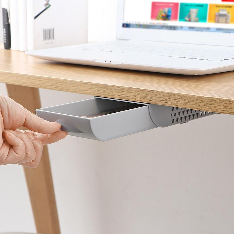 Stackable Hidden Office Drawer Organizer Under Desk - Storage & Organizers -  Trend Goods