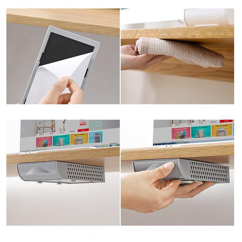 Stackable Hidden Office Drawer Organizer Under Desk - Storage & Organizers -  Trend Goods