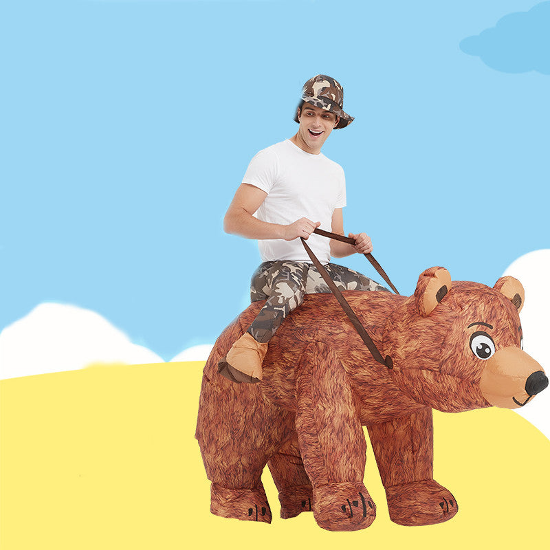 Bear Riding Costume - Inflatable Costumes -  Trend Goods