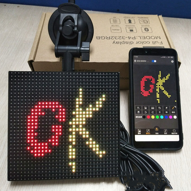 Full-Color Bluetooth Emotion Car Led Display - Auto Accessories -  Trend Goods