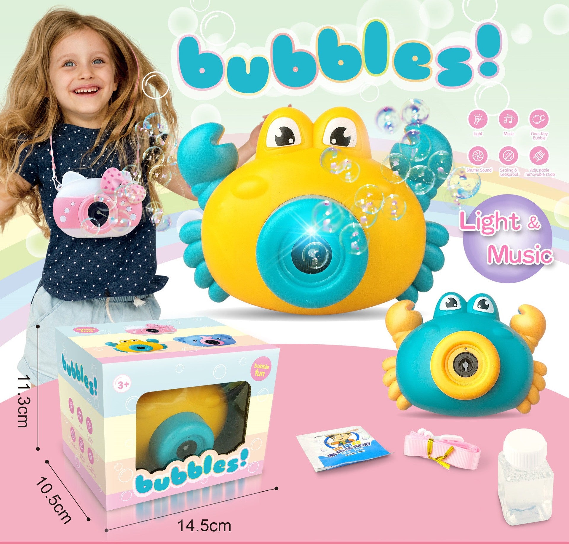 Automatic Bubble Camera Machine with Music - Toys & Games -  Trend Goods