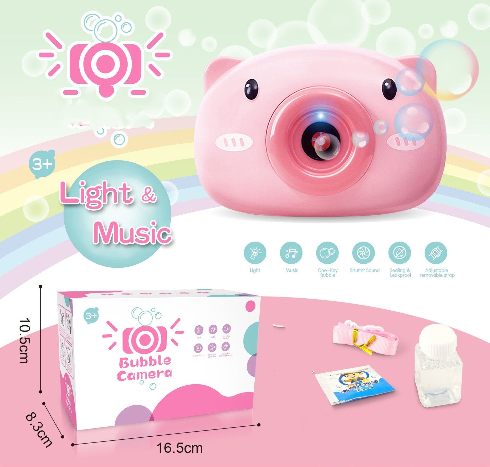 Automatic Bubble Camera Machine with Music - Toys & Games -  Trend Goods