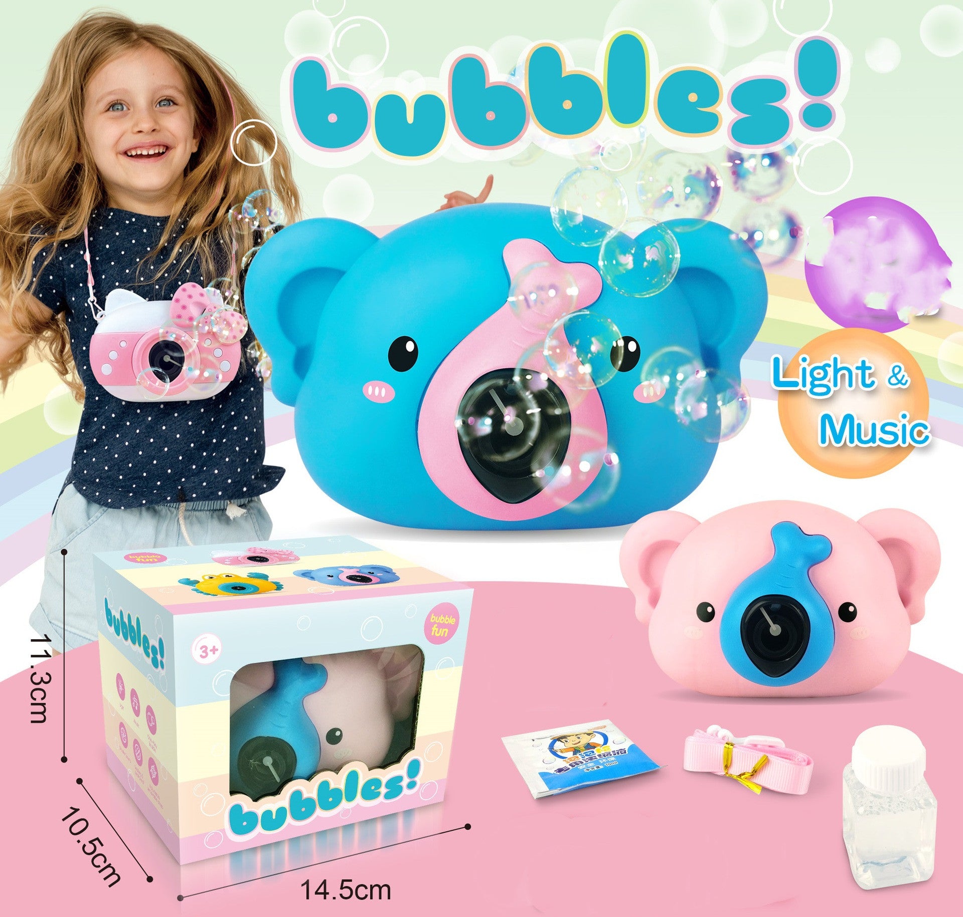 Automatic Bubble Camera Machine with Music - Toys & Games -  Trend Goods