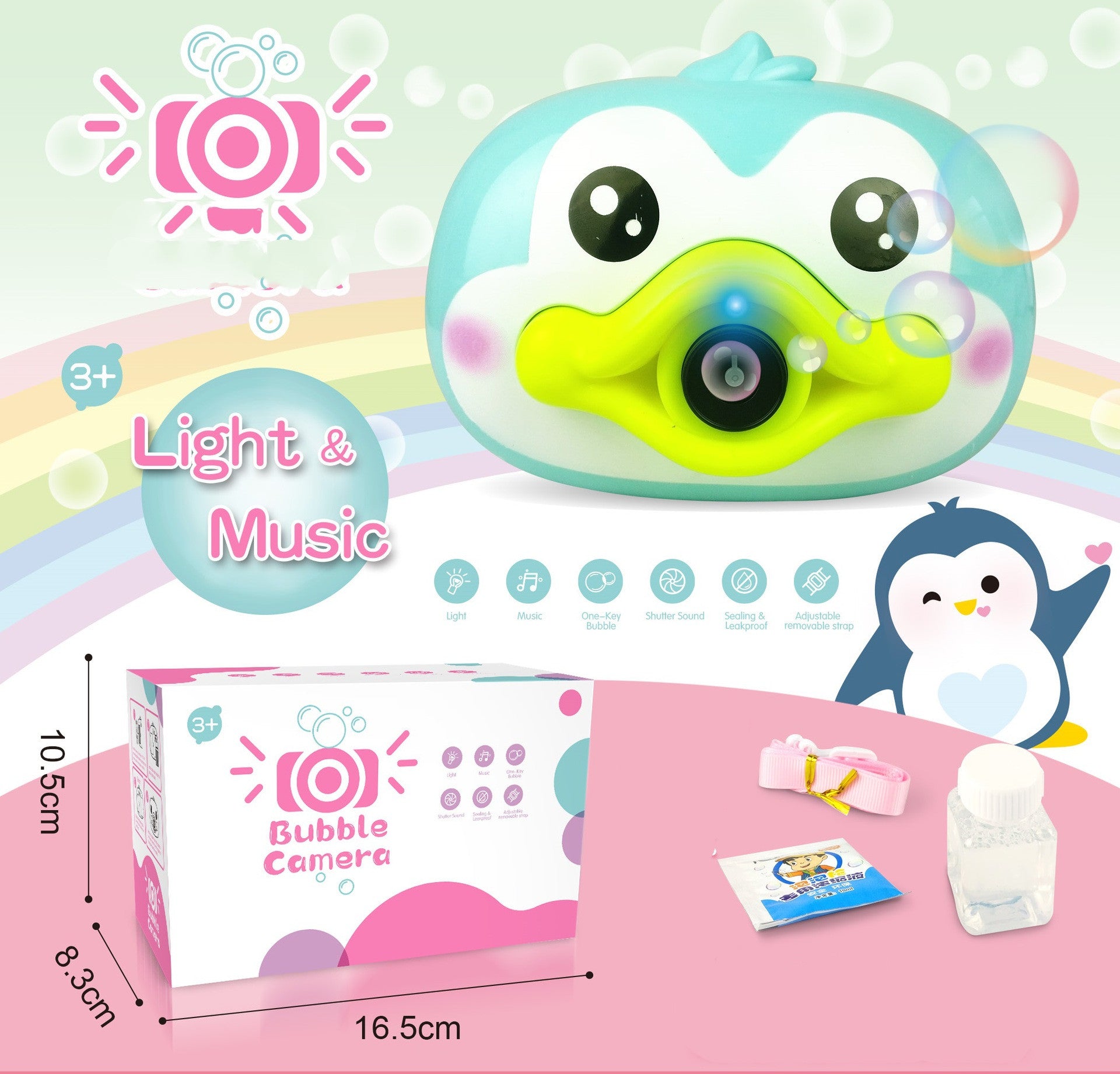 Automatic Bubble Camera Machine with Music - Toys & Games -  Trend Goods