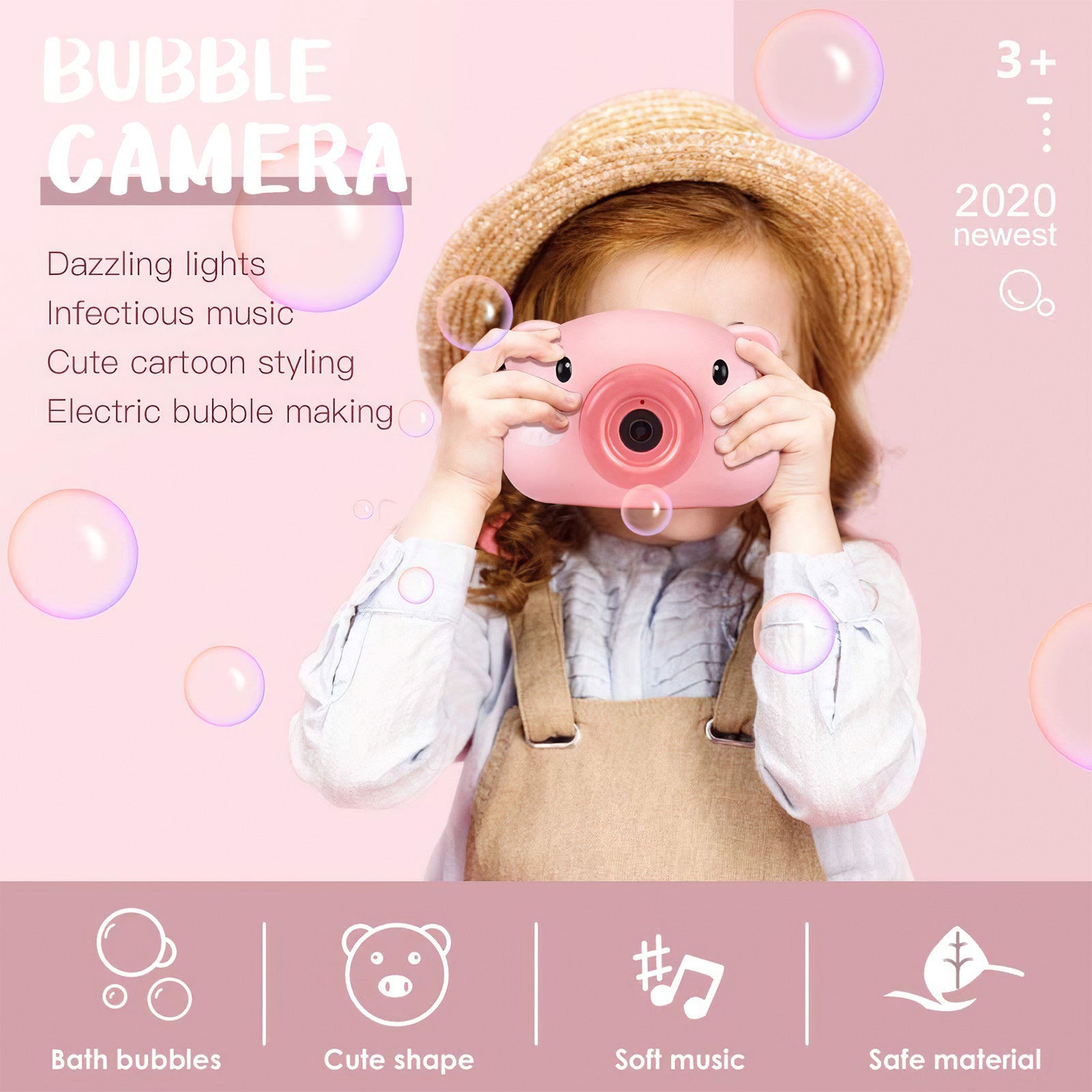 Automatic Bubble Camera Machine with Music - Toys & Games -  Trend Goods
