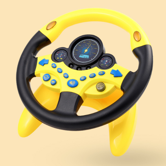 Eletric Simulation Steering Wheel Toy with Light Sound Kids - Toys & Games -  Trend Goods