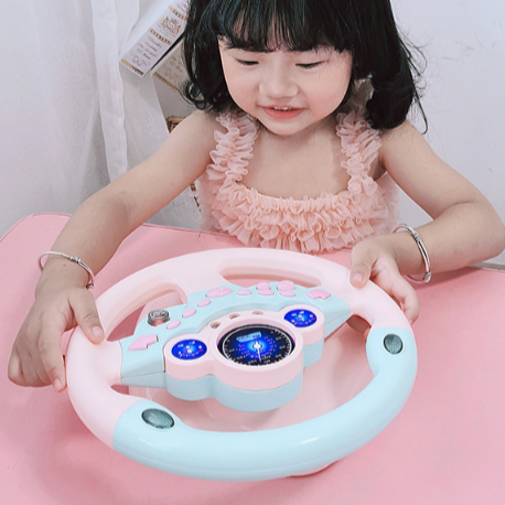 Eletric Simulation Steering Wheel Toy with Light Sound Kids - Toys & Games -  Trend Goods