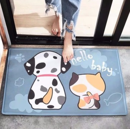 Cartoon Bathroom Floor Mat - Bath Mats -  Trend Goods