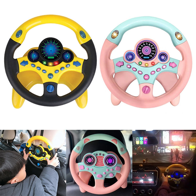 Eletric Simulation Steering Wheel Toy with Light Sound Kids - Toys & Games -  Trend Goods