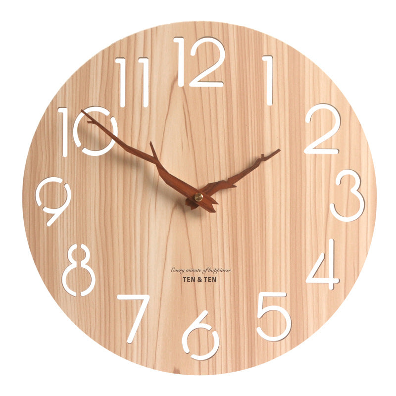 Modern Minimalist Creative Wooden Wall Clock - Wall Clocks -  Trend Goods