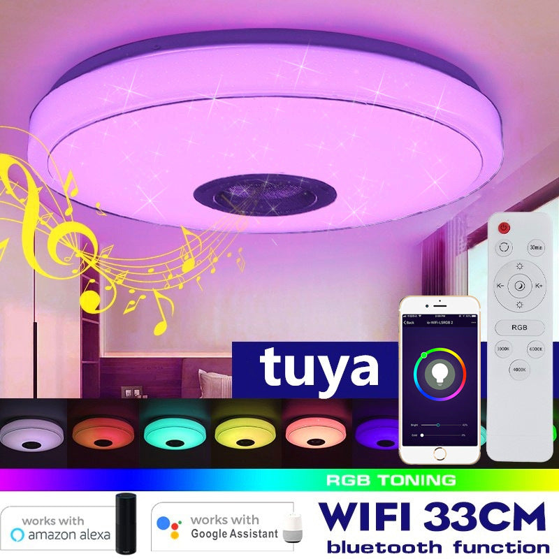 Wifi Smart Ceiling Light Led Colorful App Remote Control Bluetooth Lamps Alexa Google Home - Ambient Lights -  Trend Goods