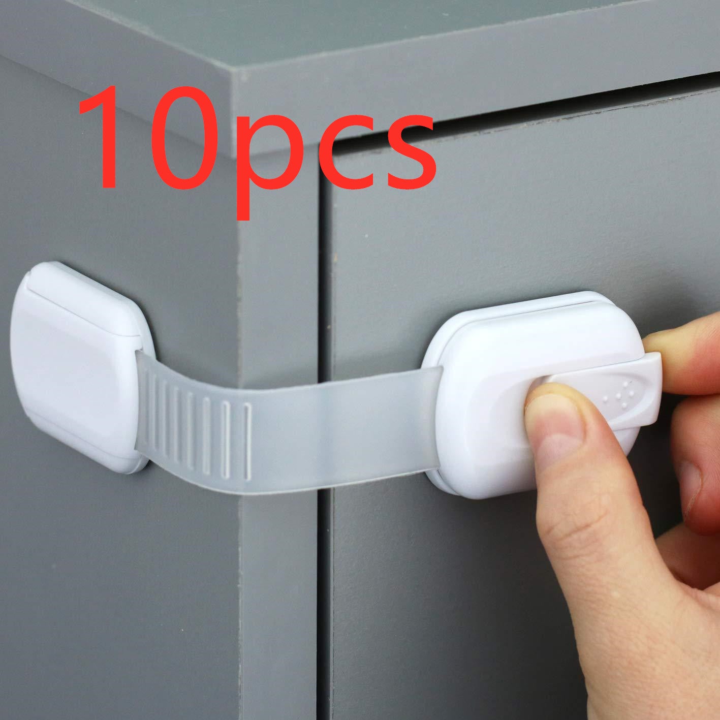 Adjustable Child Safety Lock Kitchen Cabinet Lock - Safety Equipment -  Trend Goods