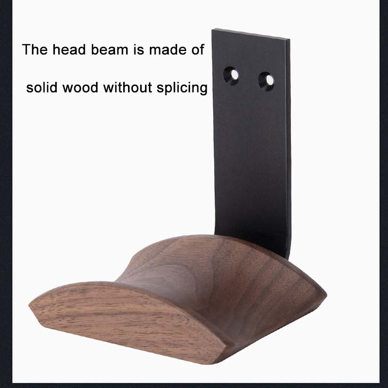 Metal and Wood Under Desk Headphone Rack - Headphone Accessories -  Trend Goods