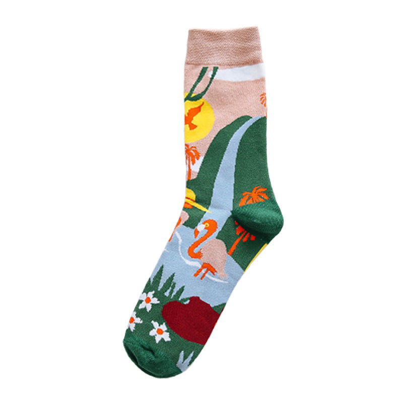 Fashion Colorful Print Socks Women - Socks -  Trend Goods