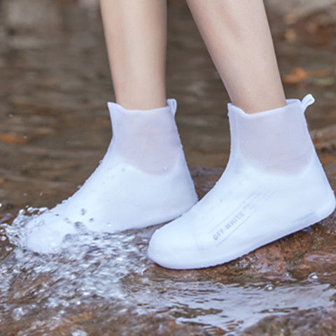 Portable Non-Slip Wear-Resistant Thickened Silicone Rain Shoe Cover - Shoe Covers -  Trend Goods