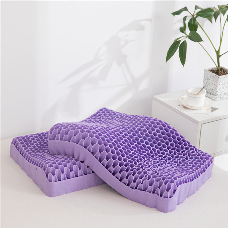 3D TPE Honeycomb Orthopedic Pain Protection Message Bed Pillow - Pillows -  Trend Goods