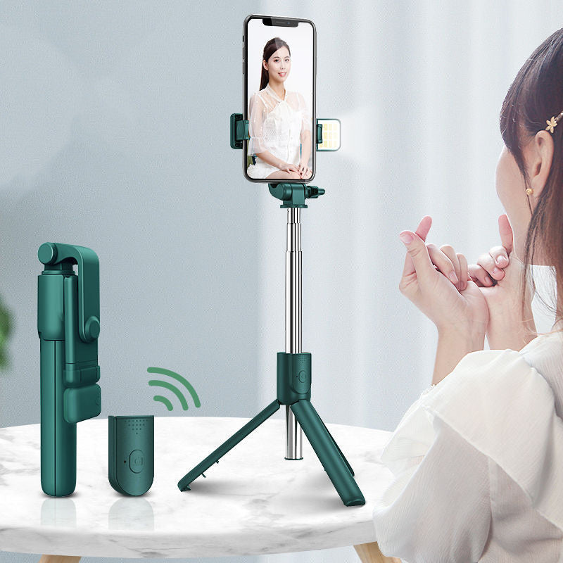 Folding Integrated Supplementary Light Retractable Tripod - Tripods -  Trend Goods