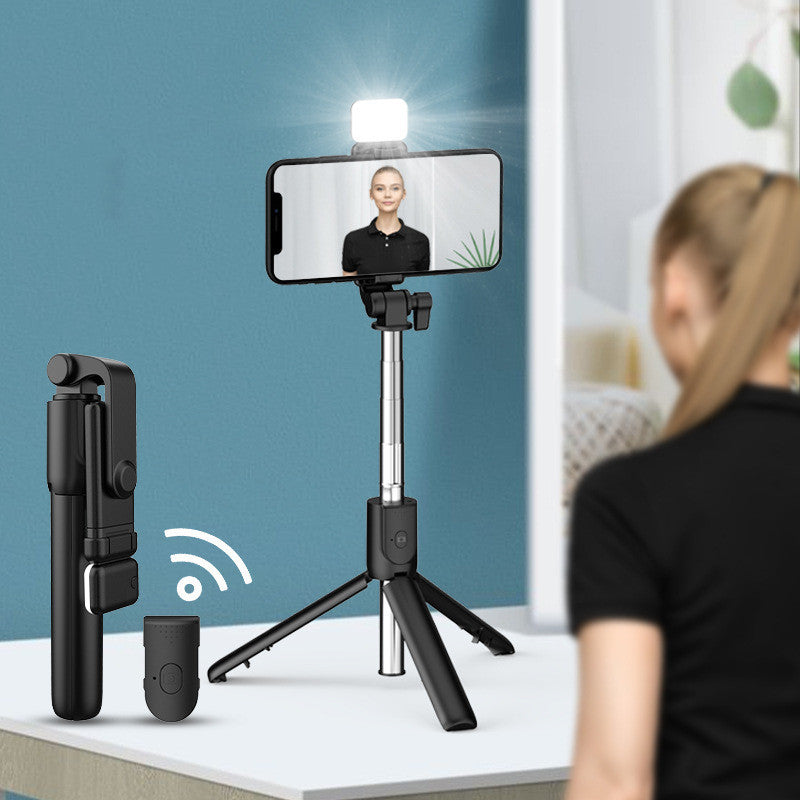 Folding Integrated Supplementary Light Retractable Tripod - Tripods -  Trend Goods