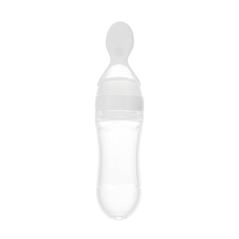 Safe Newborn Baby Feeding Bottle Silicone Squeeze Feeding Spoon Baby Training Feeder - Baby Care -  Trend Goods