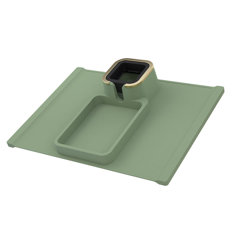 Silicone Insulated Lazy Tray Cup Holder Foldable Mobile Ashtray - Sofa Trays -  Trend Goods