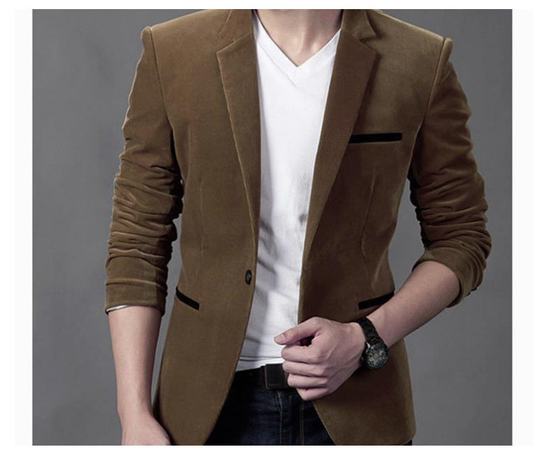 Men's Casual Suit Slim Top - Suit Tops -  Trend Goods