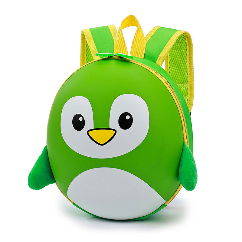 Children Cartoon Penguin Hard Shell Kindergarten Elementary School Bag - School Bags -  Trend Goods