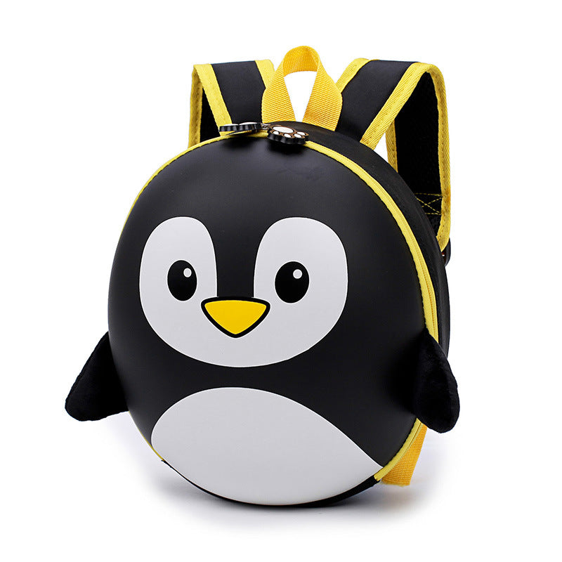 Children Cartoon Penguin Hard Shell Kindergarten Elementary School Bag - School Bags -  Trend Goods