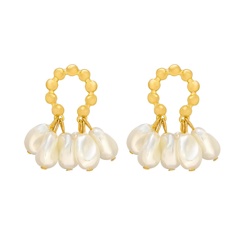 Baroque Pearl Earrings - Earrings -  Trend Goods