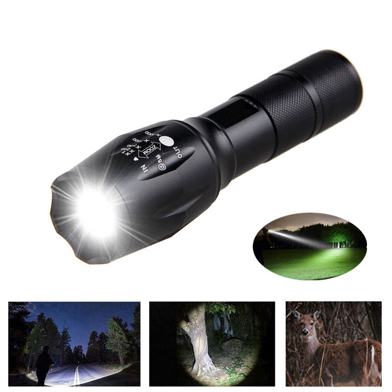 Portable Mini Flashlight LED ZOOM Torch Zoomable Flashlight Torch Light - Flashlights -  Trend Goods
