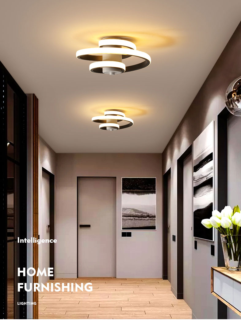 Simple and modern metal led lighting ceiling light - Lighting -  Trend Goods