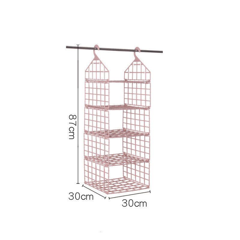 Foldable Space-saving Combination Hanging Clothes Storage Rack - Storage & Organizers -  Trend Goods