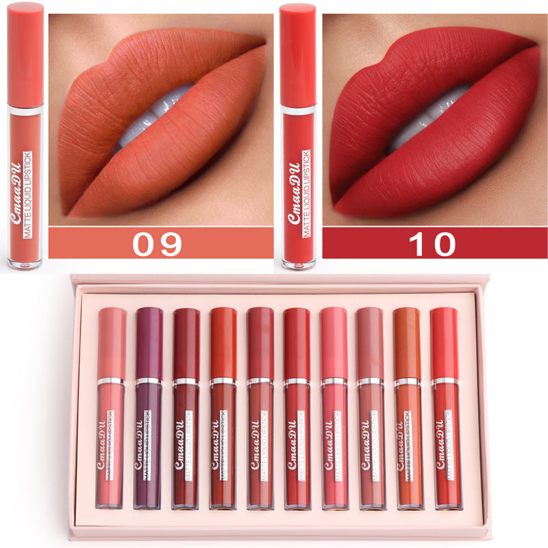 Non-stick Cup Waterproof Matte Lipstick - Lipsticks -  Trend Goods