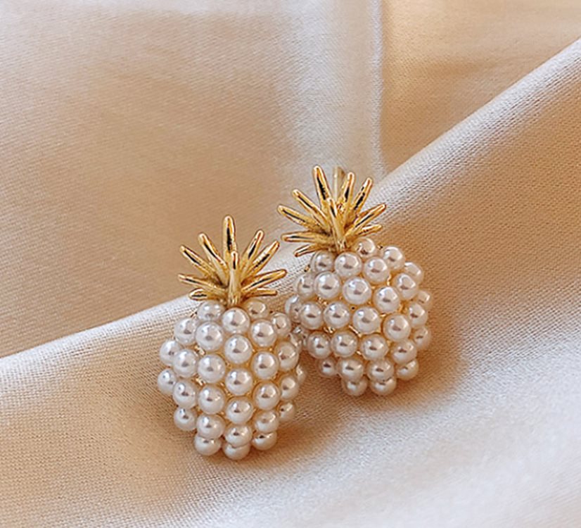 Pineapple Pearl Earrings - Earrings -  Trend Goods