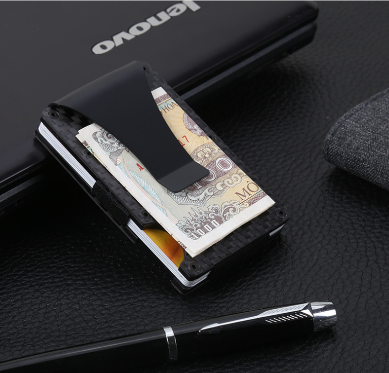 Carbon fiber RFID anti-magnetic card holder wallet - Card Holders -  Trend Goods