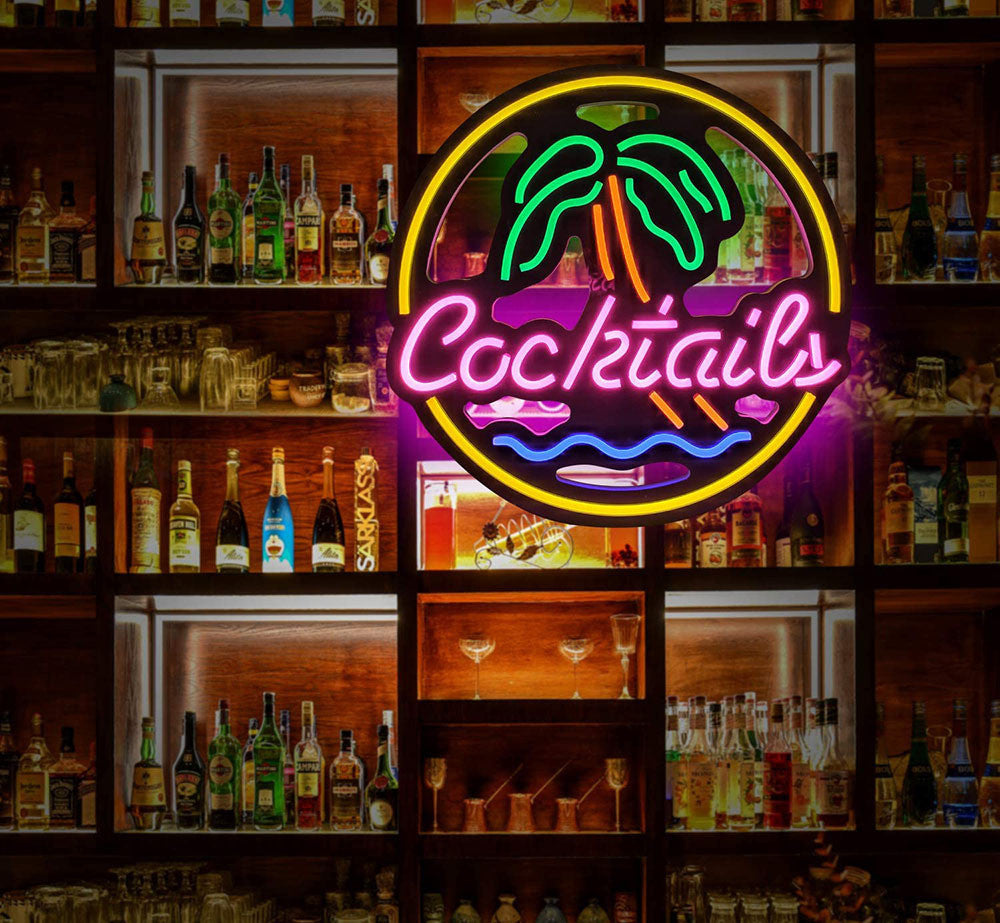 Led Interior Decoration, Cocktails Neon - Lighting -  Trend Goods